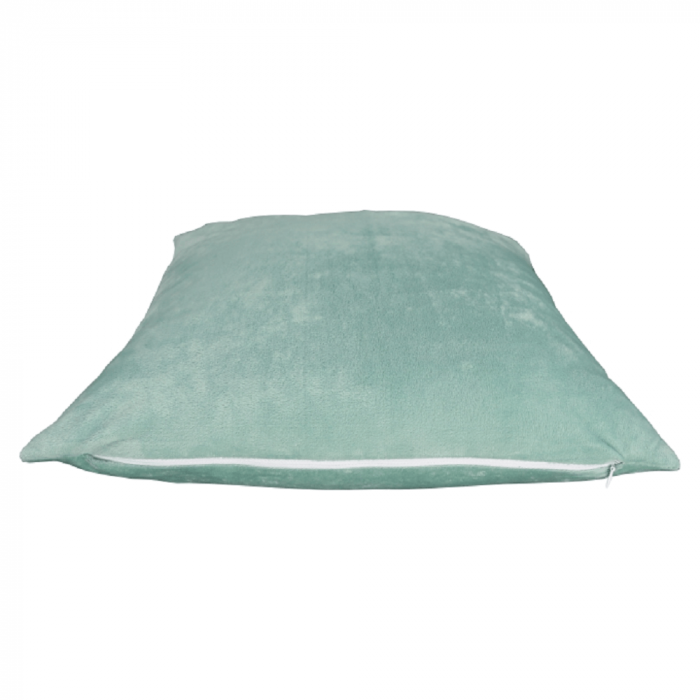 Pernă, material textil de catifea mentă, 60x60, OLAJA TIPUL 10 [8]