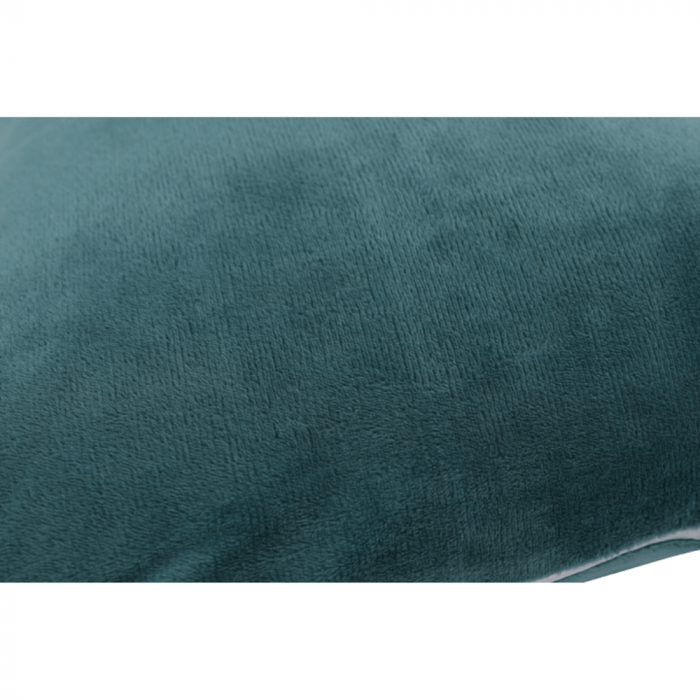 Pernă, material textil de catifea petrol, 60x60, OLAJA TIPUL 5 [11]