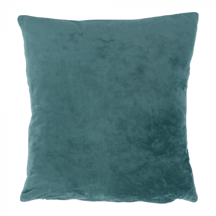 Pernă, material textil de catifea petrol, 60x60, OLAJA TIPUL 5 [1]