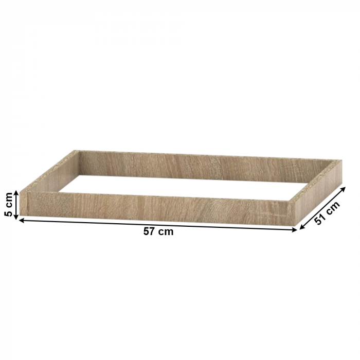 Plintă pentru dulap, stejar sonoma, TEMPO ASISTENT NEW 032 [5]