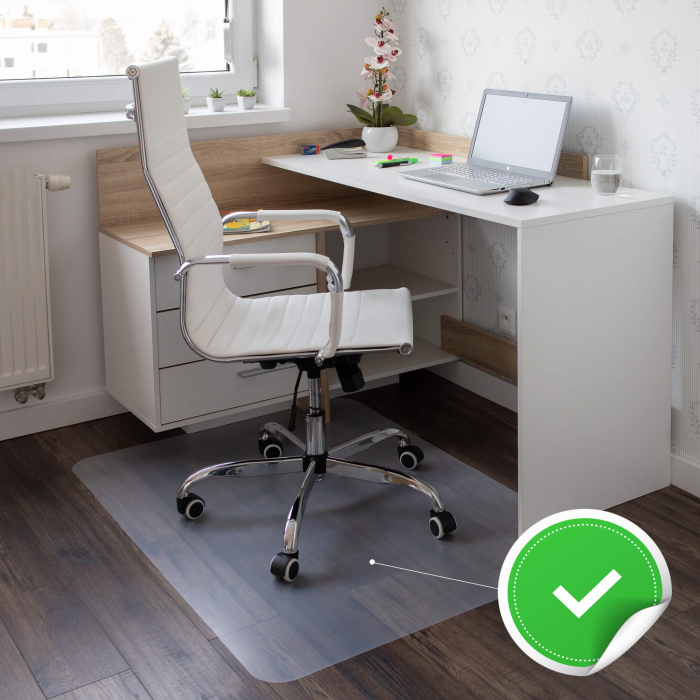 Protecţie podea sub scaun, transparentă, 100x70 cm, 0, 5 mm, ELLIE NEW TYP 1 [9]