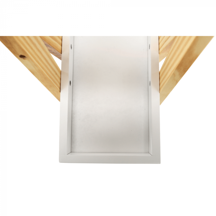 Raft de depozitare, alb / natural, ARVEN [16]