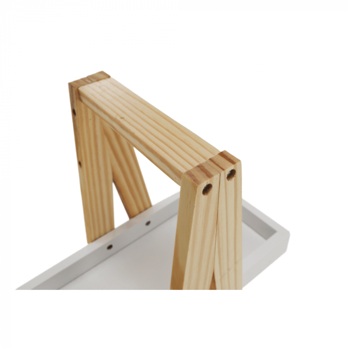 Raft de depozitare, alb / natural, ARVEN [14]