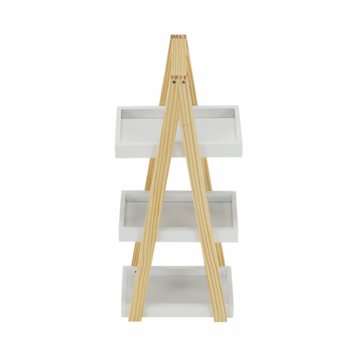 Raft de depozitare, alb / natural, ARVEN [10]
