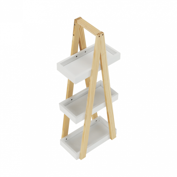 Raft de depozitare, alb / natural, ARVEN [11]