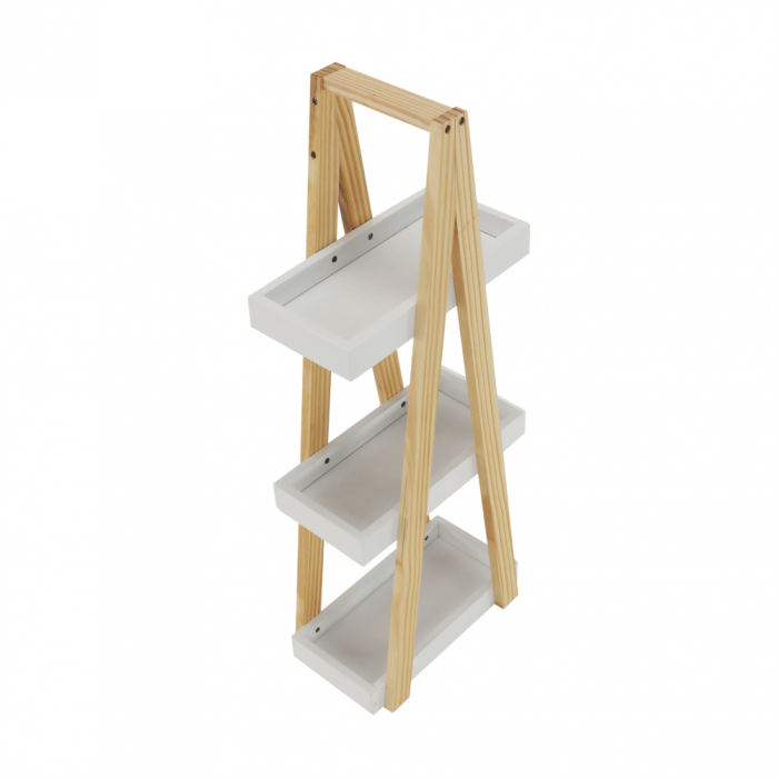 Raft de depozitare, alb / natural, ARVEN [13]