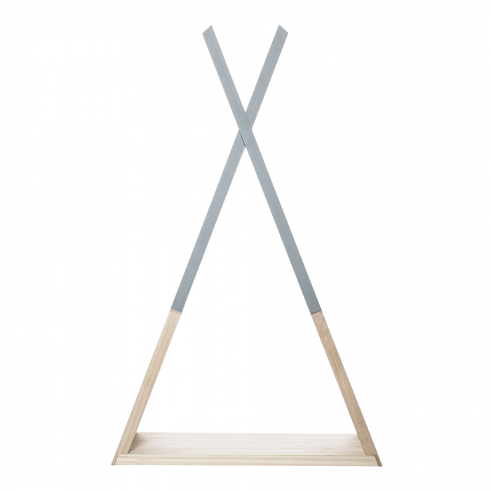 Raft pentru copii, gri / natural, JOLI [7]