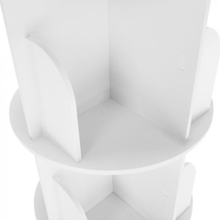 Raft pivotant, 4 poliţe, alb, ERION TIP 1 + cadou [9]