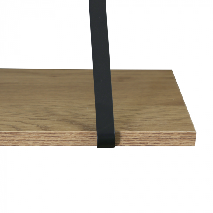 Raft suspendat, stejar / negru, SAGIRA [4]