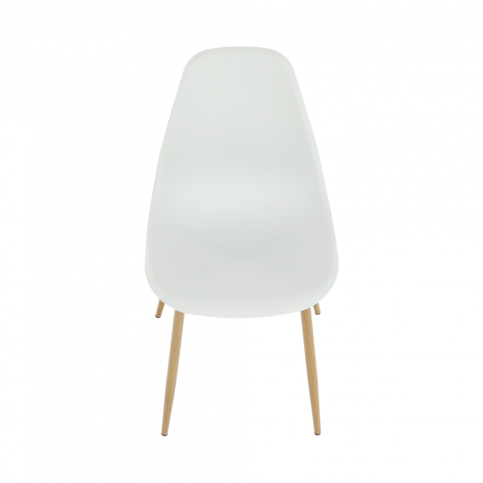 Scaun, alb/natural, SINTIA [9]