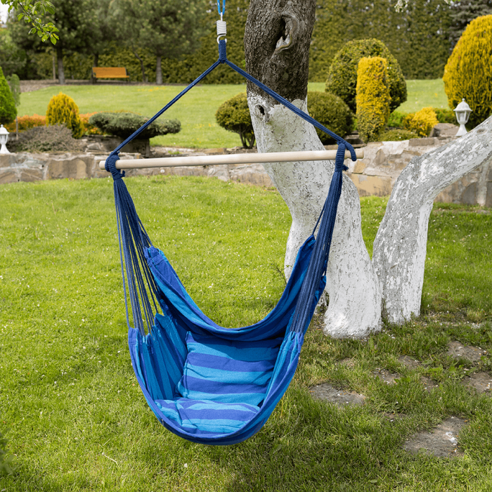 Scaun balansoar suspendabil, albastru, NIKOLO NEW [10]