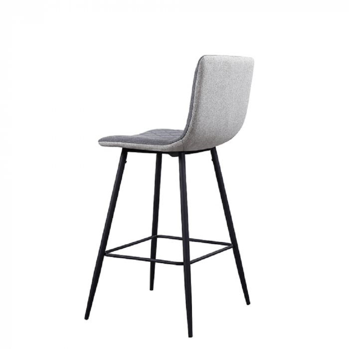 Scaun bar, gri deschis / gri / negru, TORANA [2]