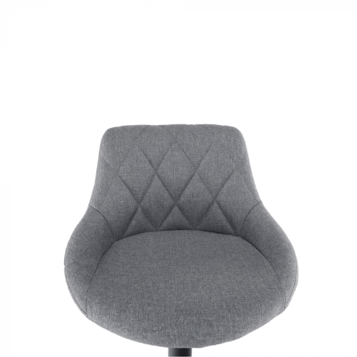 Scaun bar, material textil gri/negru, TERKAN [11]