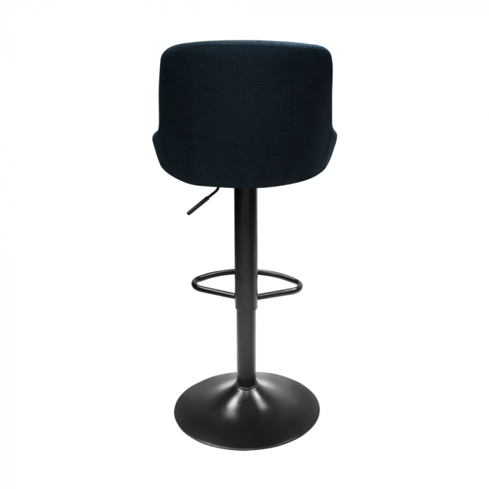 Scaun bar, material textil negru, TERKAN NEW [3]