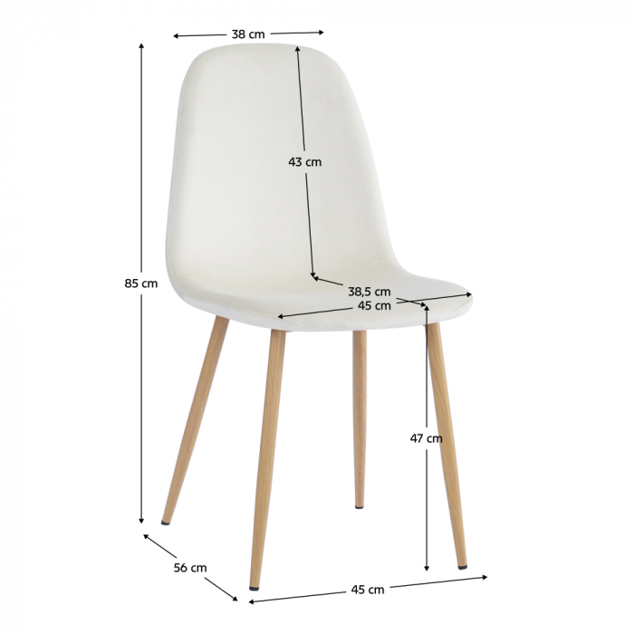 Scaun, bej Dulux/fag, LEGA NEW [7]