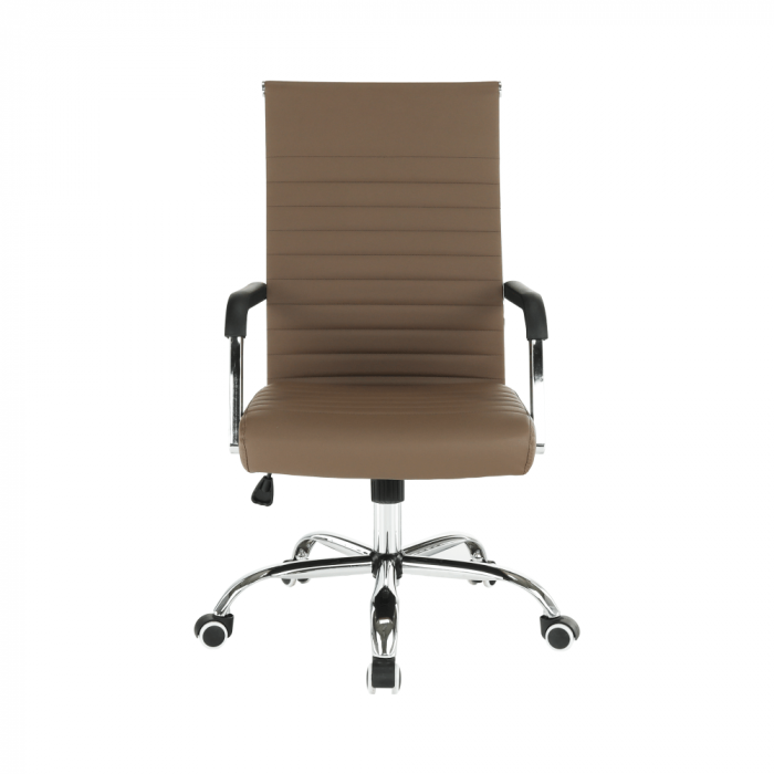 Scaun birou , modern cu brate, baza crom , piele ecologica ,NARAF [3]