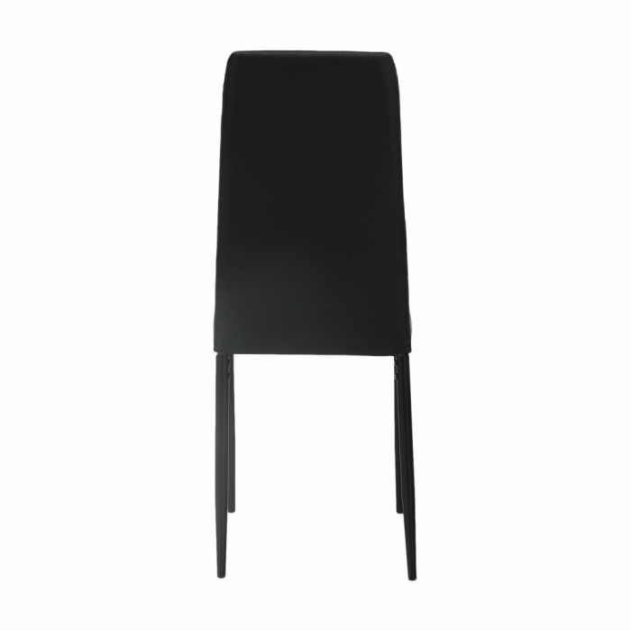 Scaun bucătărie, gri închis/negru, ENRA [13]