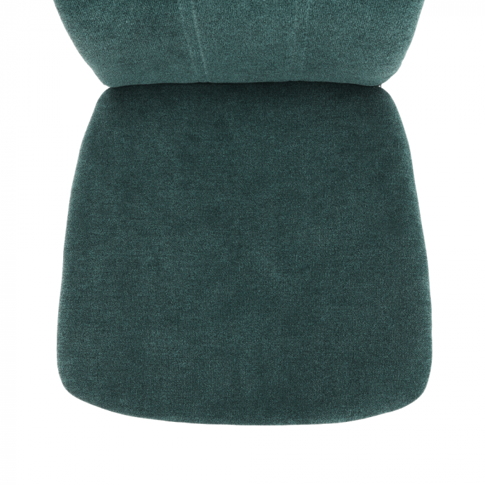 Scaun bucătărie, material textil azur/crom, OLIVA NEW [14]