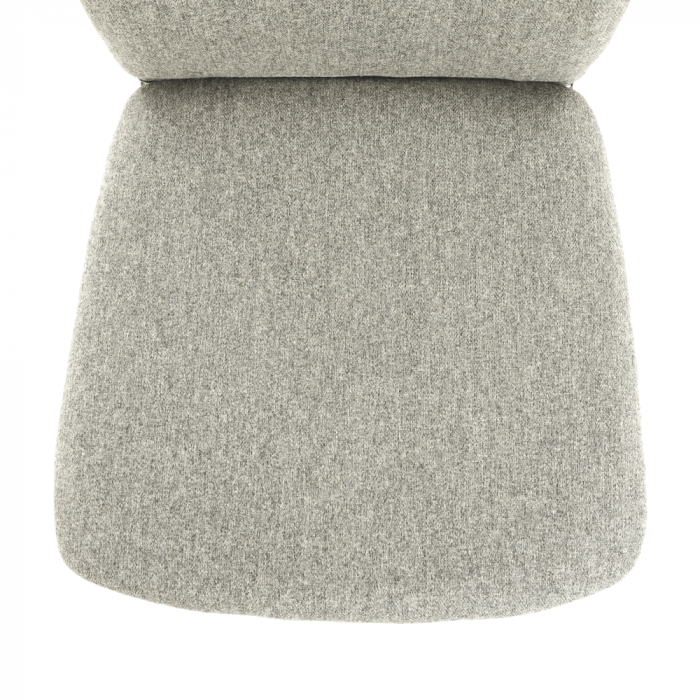 Scaun bucătărie, material textil bej/crom, OLIVA NEW [2]