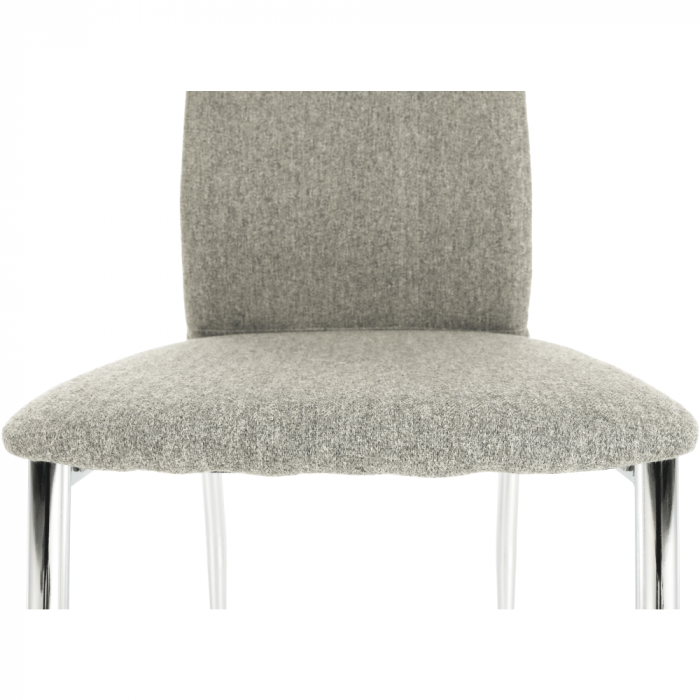 Scaun bucătărie, material textil bej/crom, OLIVA NEW [3]