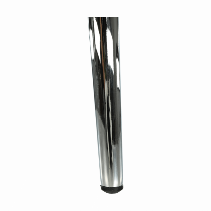 Scaun bucătărie, piele ecologică albastru petrol/crom, OLIVA NEW [10]
