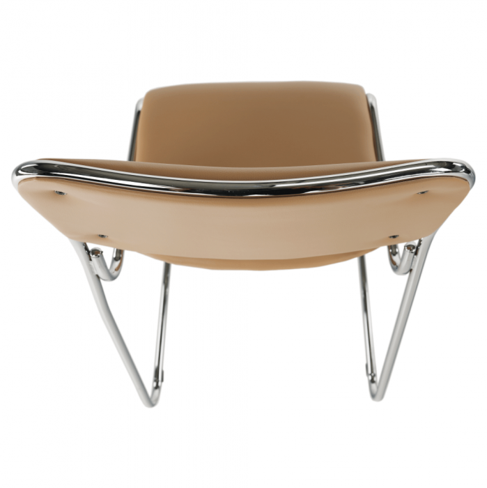 Scaun conferinţă, piele ecologică maro, BULUT [8]