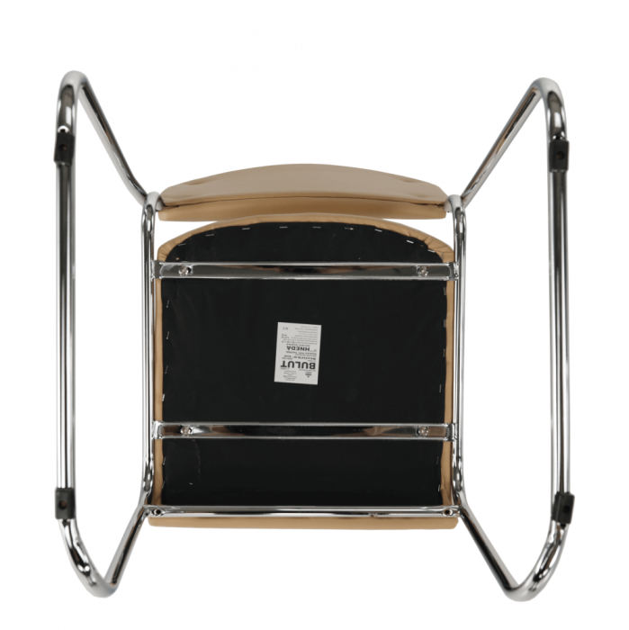 Scaun conferinţă, piele ecologică maro, BULUT [10]