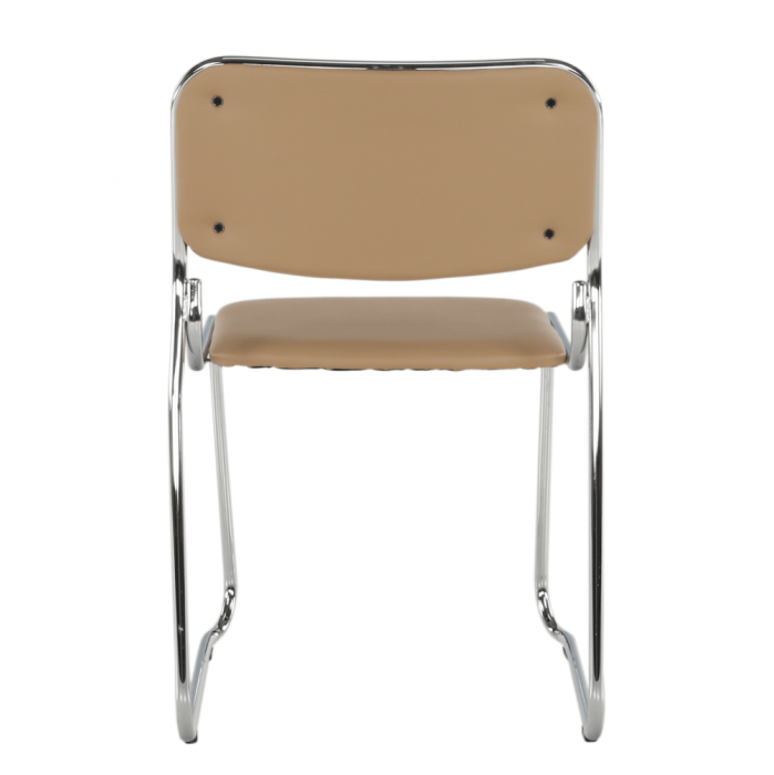 Scaun conferinţă, piele ecologică maro, BULUT [14]