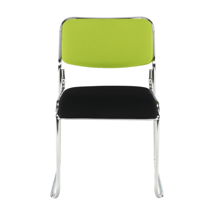 Scaun conferinţă, verde/plasă neagră, BULUT [15]