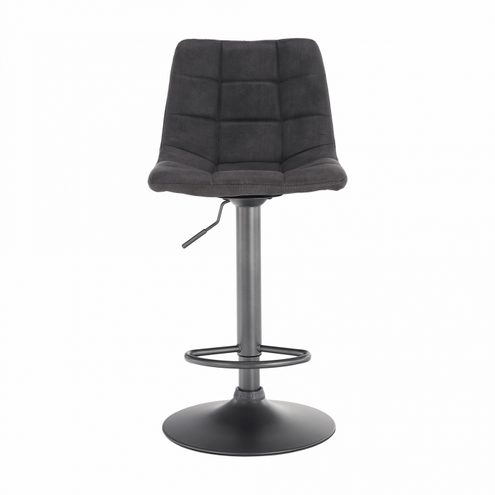 Scaun de bar, gri / negru, LAHELA [11]