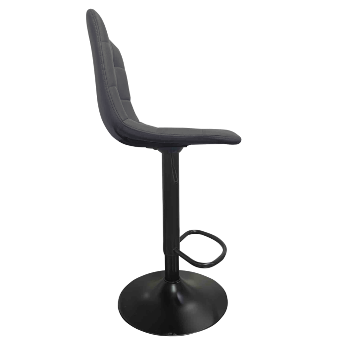 Scaun de bar, gri/negru, LAHELA NEW [2]