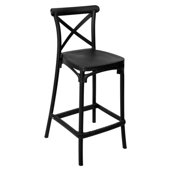 Scaun de bar, negru, SAVITA TYP 2 [2]