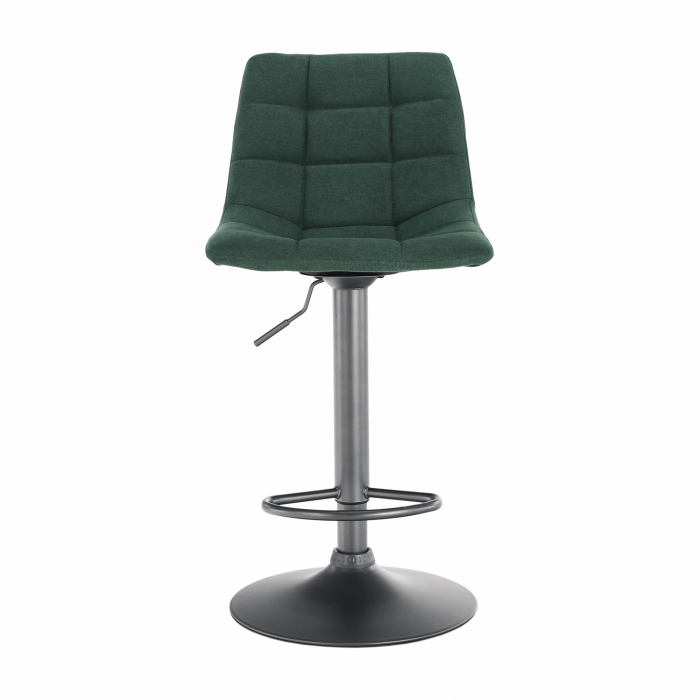 Scaun de bar, verde / negru, LAHELA [15]