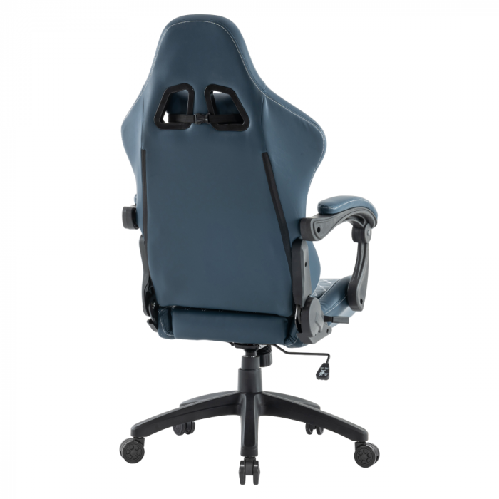 Scaun de birou/gaming, albastru, SAMIE [6]