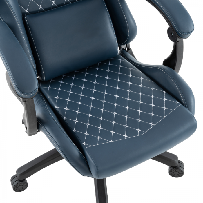 Scaun de birou/gaming, albastru, SAMIE [14]