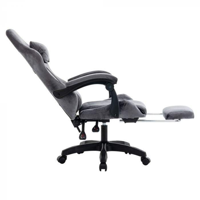 Scaun de birou/gaming, gri, LOPES [7]