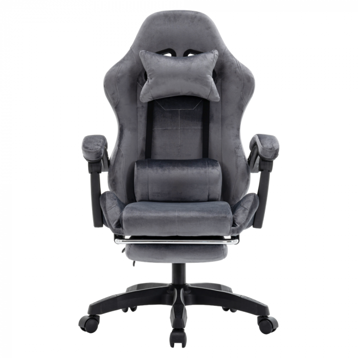 Scaun de birou/gaming, gri, LOPES [2]