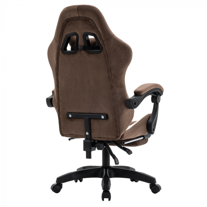 Scaun de birou/gaming, maro/alb, HOSPO [4]