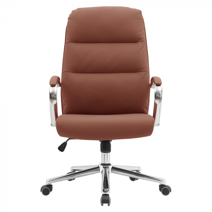 Scaun de birou, maro camel/crom, ADMON [2]