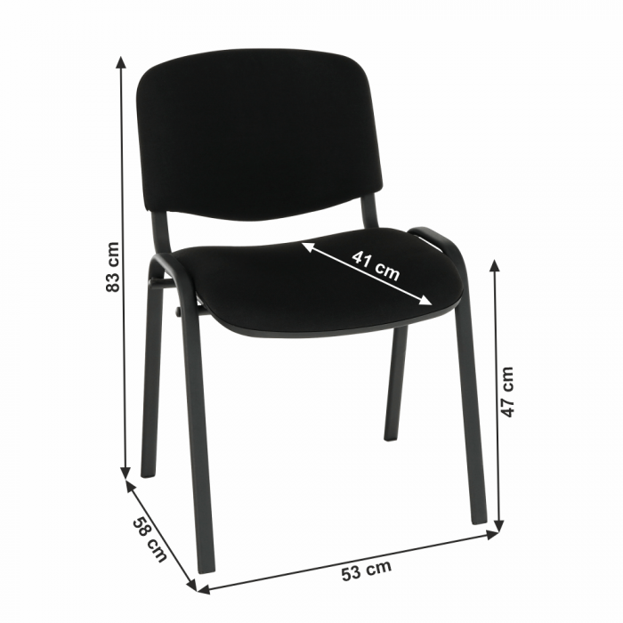 Scaun de birou, negru, ISO NEW C11 [13]