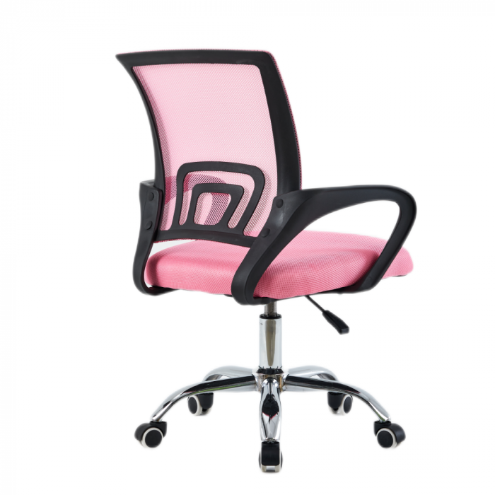 Scaun de birou, roz/ negru, DEX 4 NEW [5]