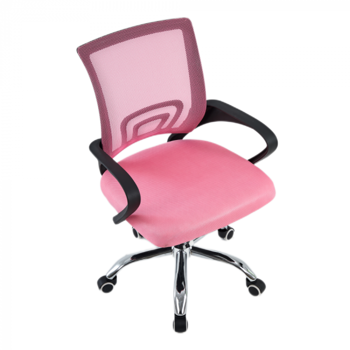 Scaun de birou, roz/ negru, DEX 4 NEW [6]