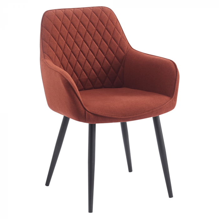 Scaun de design, maro/negru, OSKOR [1]