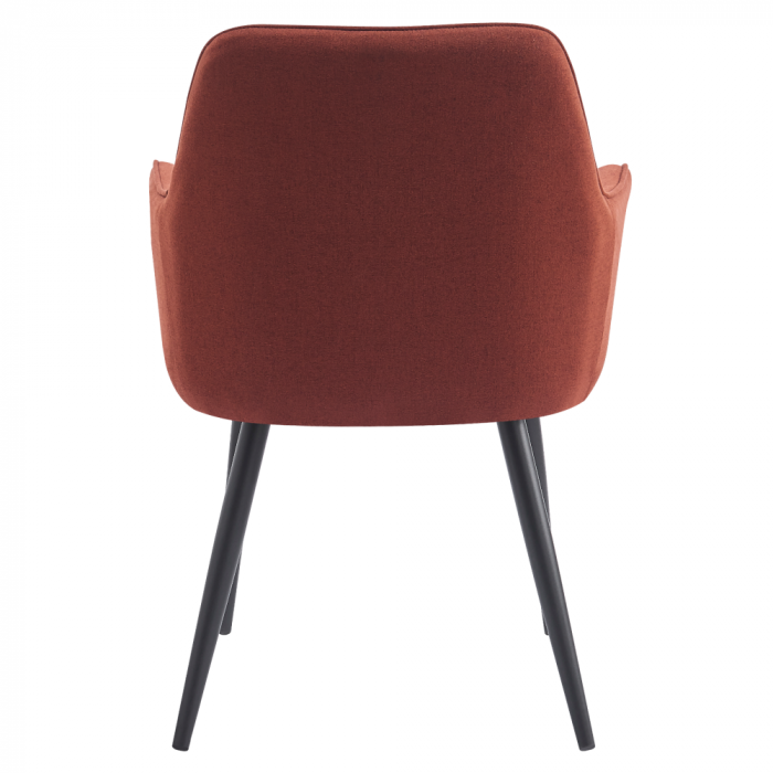 Scaun de design, maro/negru, OSKOR [4]