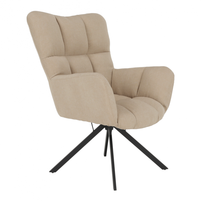 Scaun de design ţesătură bej, KOMODO [24]