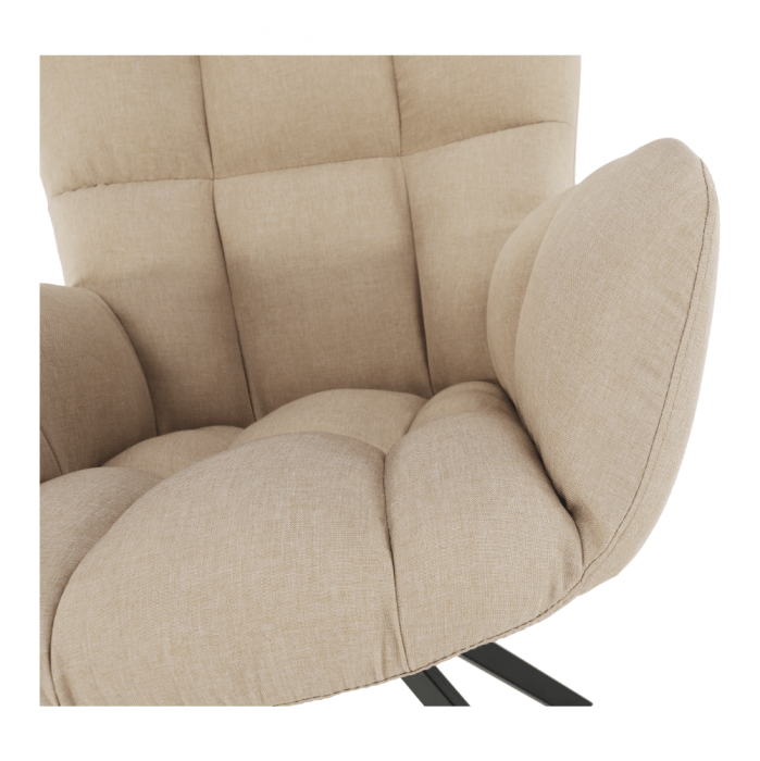 Scaun de design ţesătură bej, KOMODO [14]