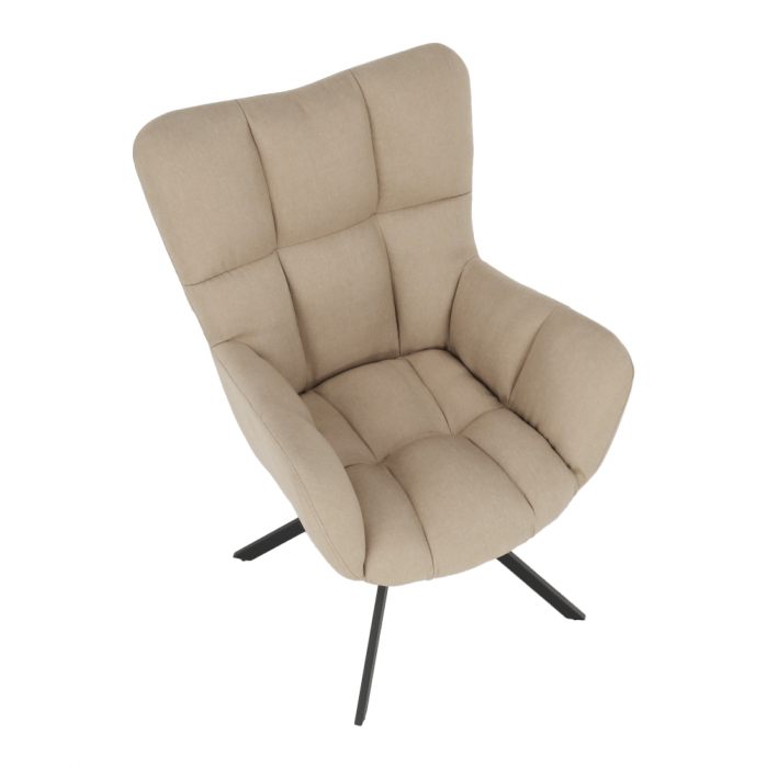 Scaun de design ţesătură bej, KOMODO [21]