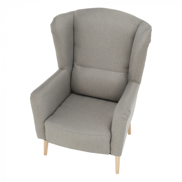 Scaun de design, ţesătură, capuccino/model, BELEK [4]