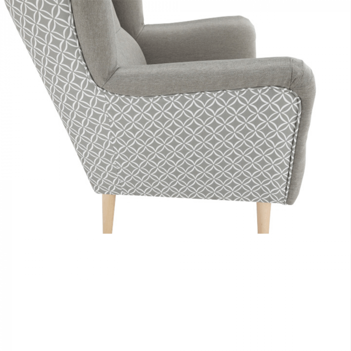 Scaun de design, ţesătură, capuccino/model, BELEK [11]
