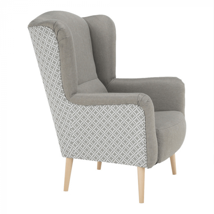 Scaun de design, ţesătură, capuccino/model, BELEK [6]